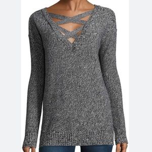 Arizona Criss Cross Tunic Sweater